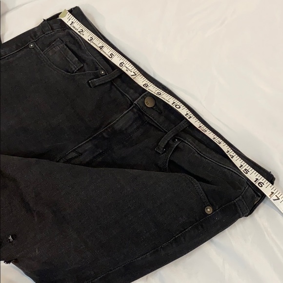 🌺HP🌺 Black high rise straight denim 12R - Picture 6 of 8